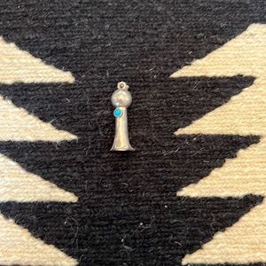 Sterling silver Squash blossom pendant